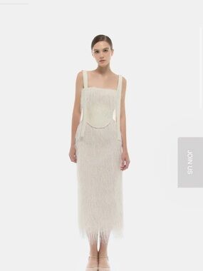 Montsand White Andrea Dress - Large